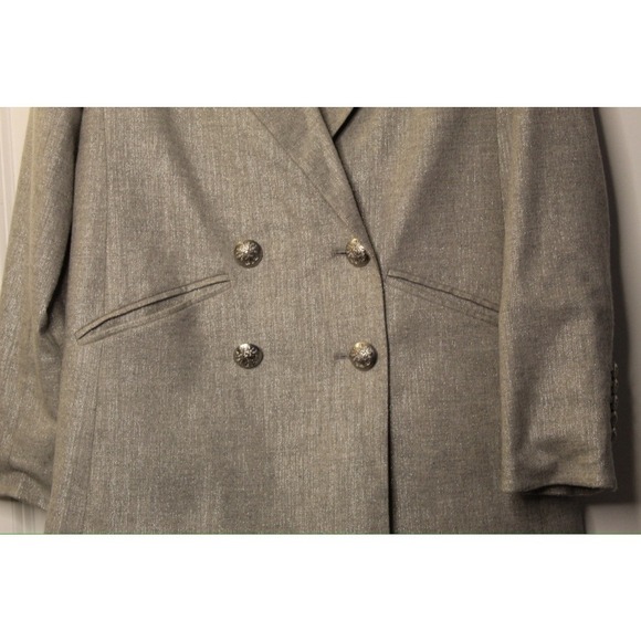 VERONICA BEARD Dickey Jacket ORIA Silver Grey‎ Wool Women Blazer Jacket Size 2 - Picture 8 of 14